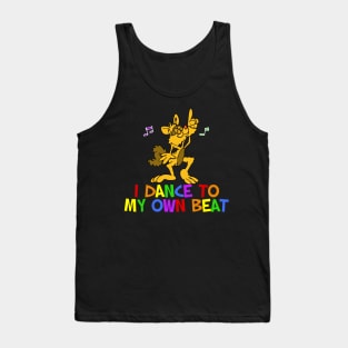 Funky Dancing Cat Tank Top